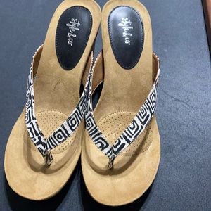 Style and Co wedges.  Worn once